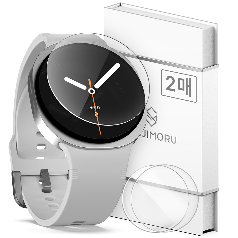 신지모루 9H 고강도 풀커버 갤럭시워치 강화유리 액정보호필름 40mm 2p 세트 5,730원