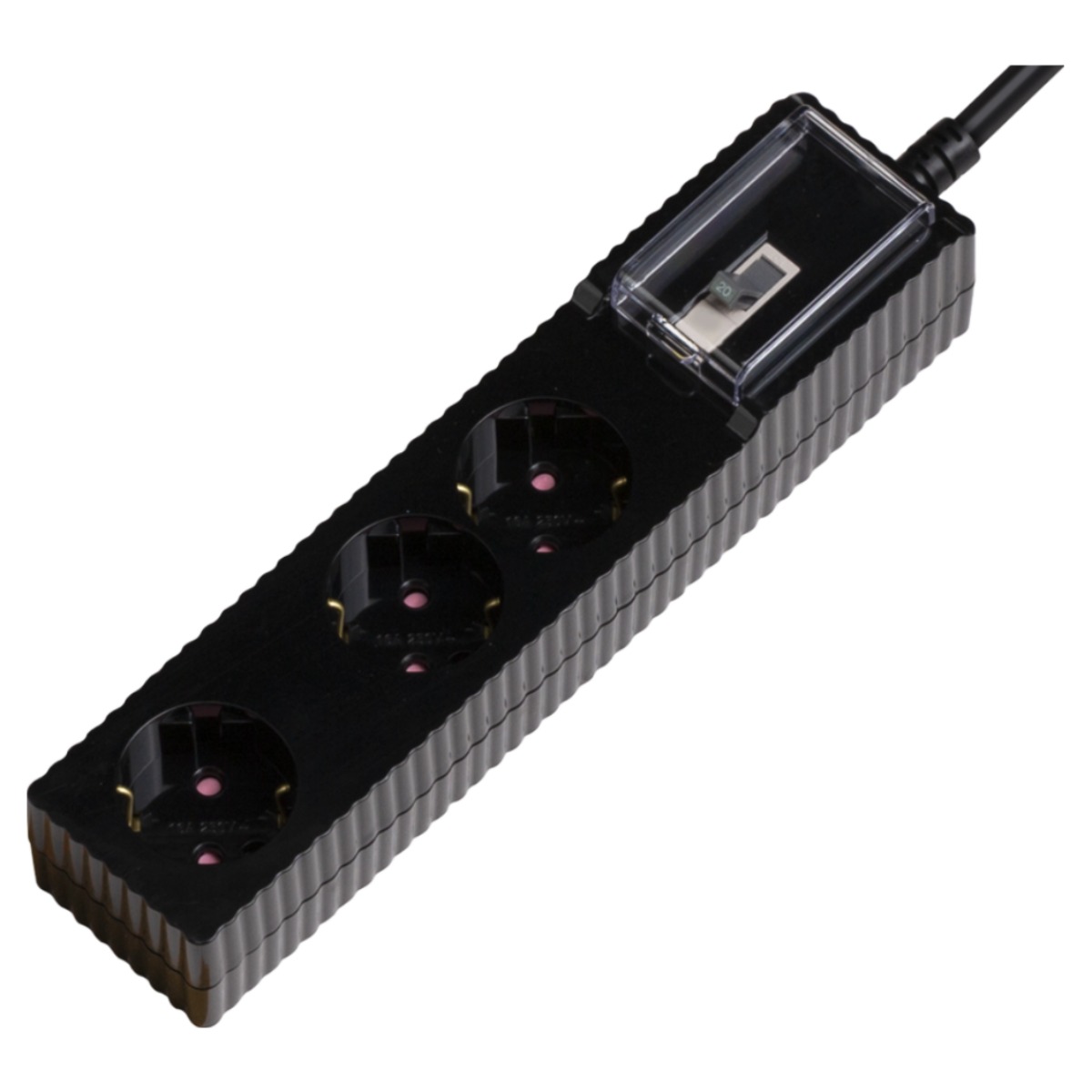 웨이브 자동소화 고용량 멀티탭 과부하차단 3구 50cm 1.5m 3m 5m 7m 34,500원