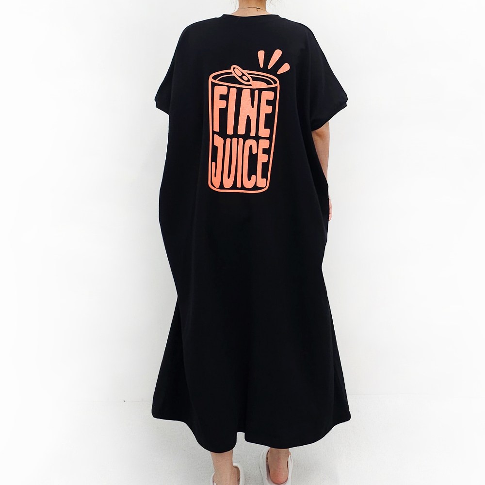 [6XL 2COLOR] 파인쥬스 나시 롱 원피스 55~120까지 여름 빅사이즈 민소매 롱원피스 홈웨어 18,900원