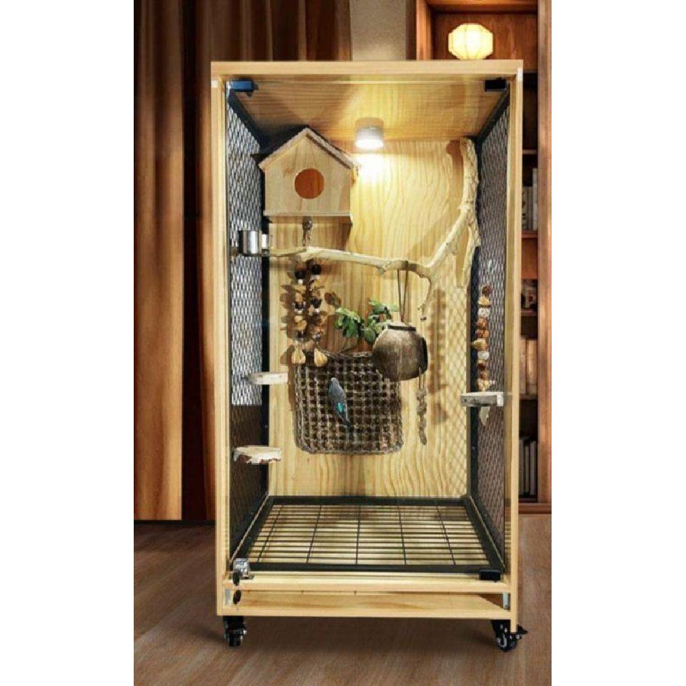 OBLY 앵무새 새장 앵무새장 횟대 애완조 모이통 날림장 618,000원