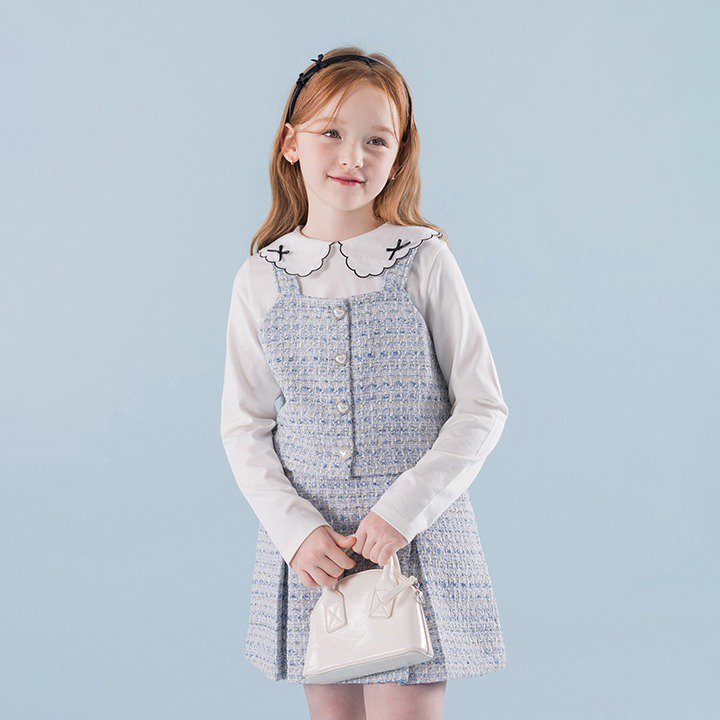 아이러브제이 아동용 에르제 트위드 뷔스티에 38,800원