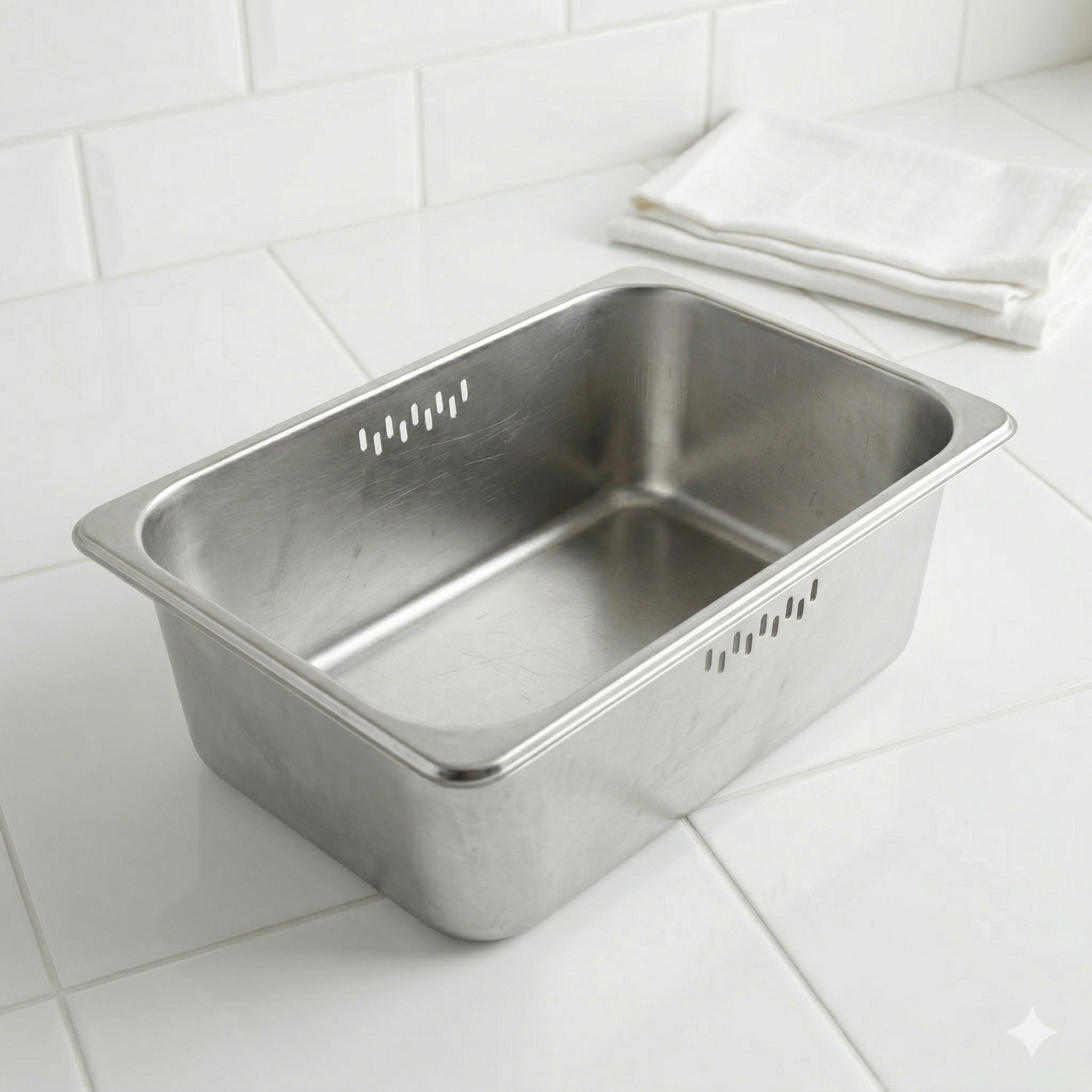 스테니아 키친 스테인레스 설거지통 10L, 실버, 1개 12,500원