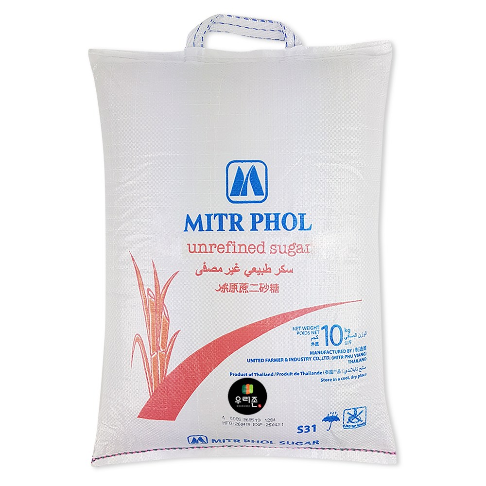 우리존 미트폴 비정제원당 10kg(마대) 18,600원