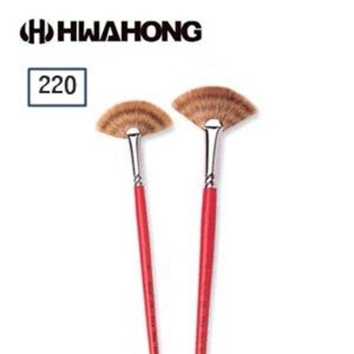 화홍 220 팬브러쉬 부채붓 수채화붓 유화붓 아크릴붓 / 옵션선택, 4호 5,530원