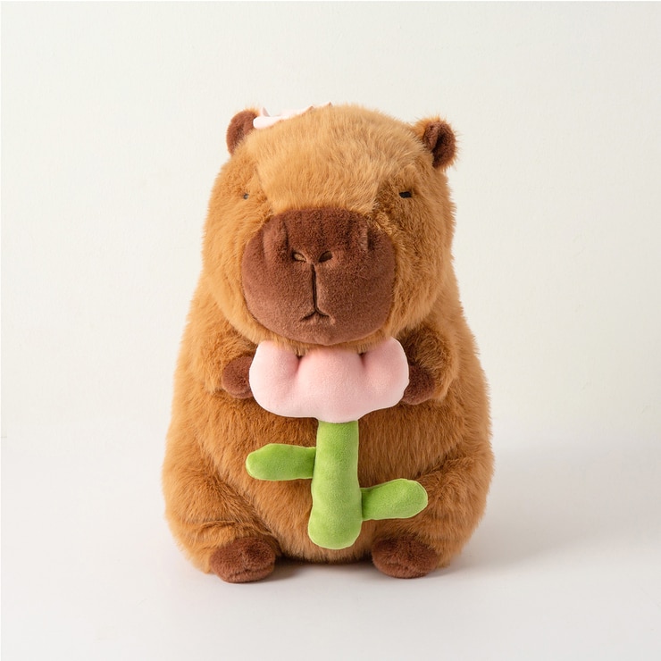 꽃 카피바라 인형 33cm Flower Capybara Plush 33cm_상품 #685876-FLR, 1개, 꽃 카피바라, 33cm 19,700원
