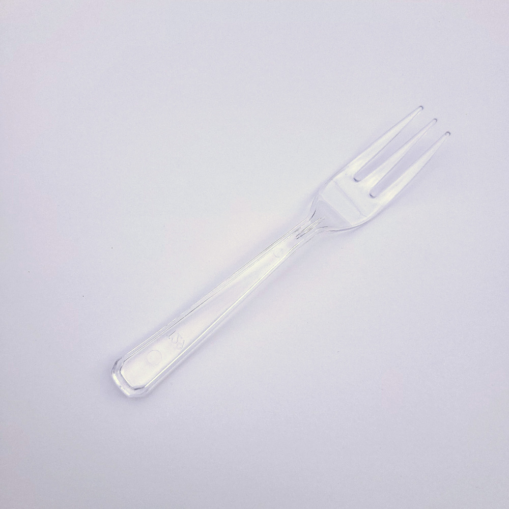 12cm 미니포크 개별포장 투명 샐러드포크 플라스틱 1회용 포크, 1개, 5000개 165,050원