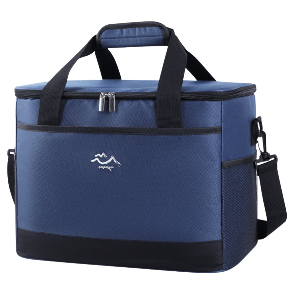 제이지 피크닉 숄더형 보온 보냉가방 쿨러백, 네이비, 1개, 현재가 15,100원