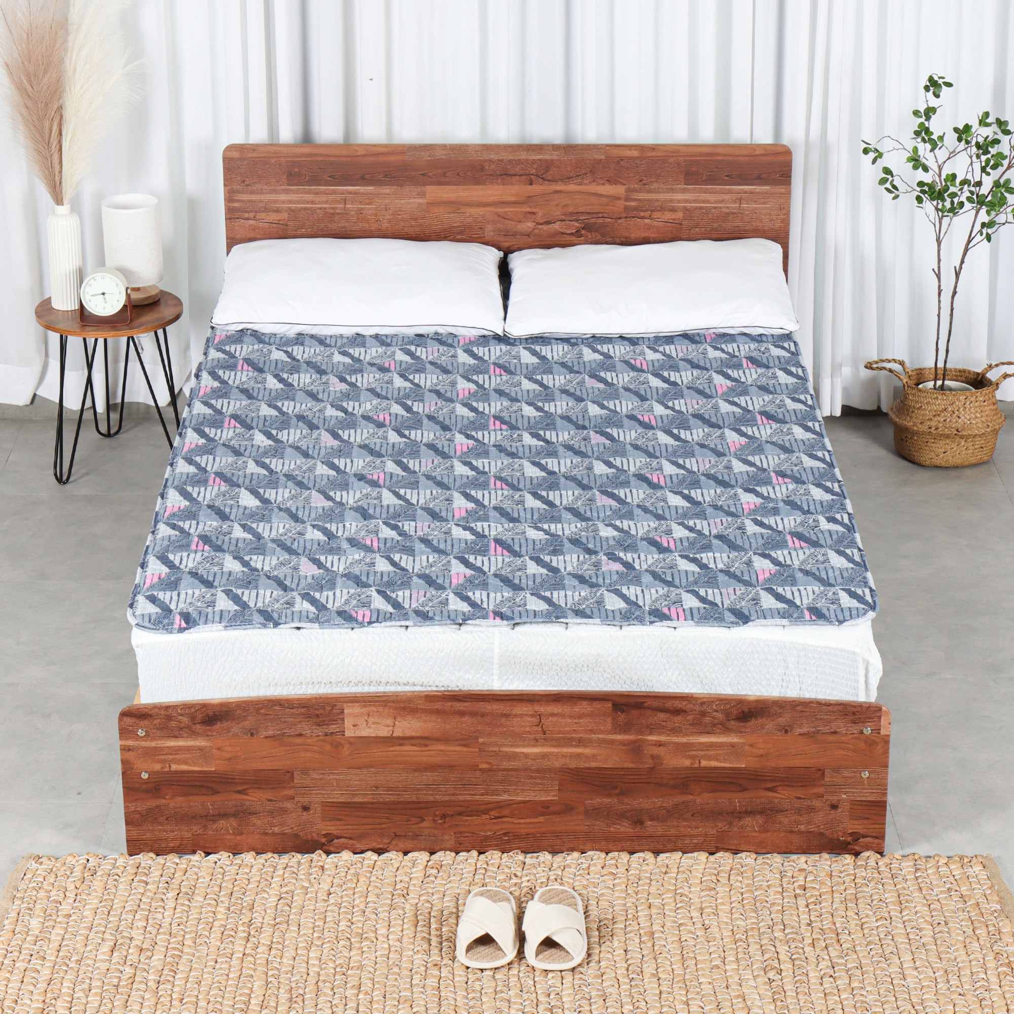 한일의료기 안심 전기요 싱글/더블 프리볼트/캠핑/해외겸용, 네이비, 더블 54,900원