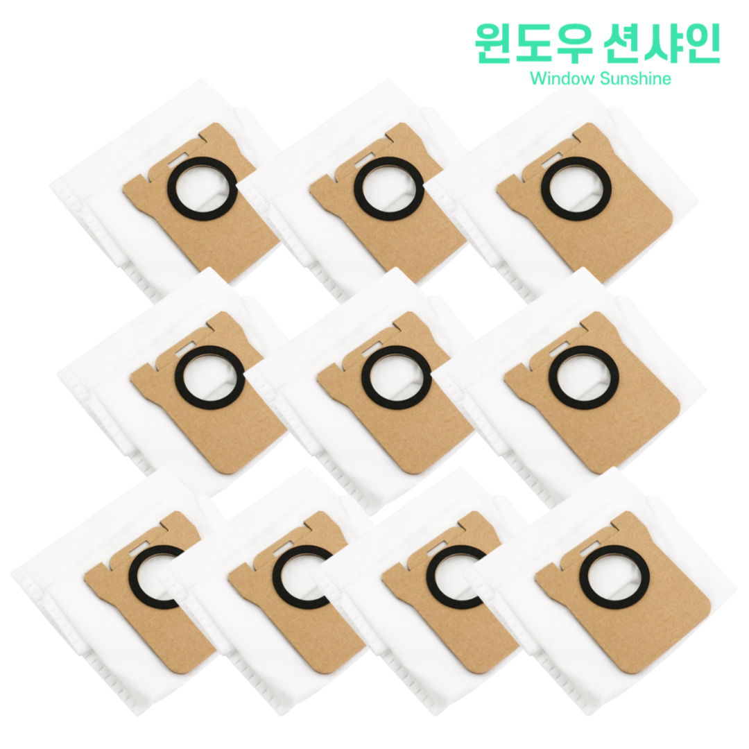 [호환] 윈도우션샤인 샤오미 X20+ 로봇청소기 더스트백 10EA 먼지봉투 소모품 15,500원