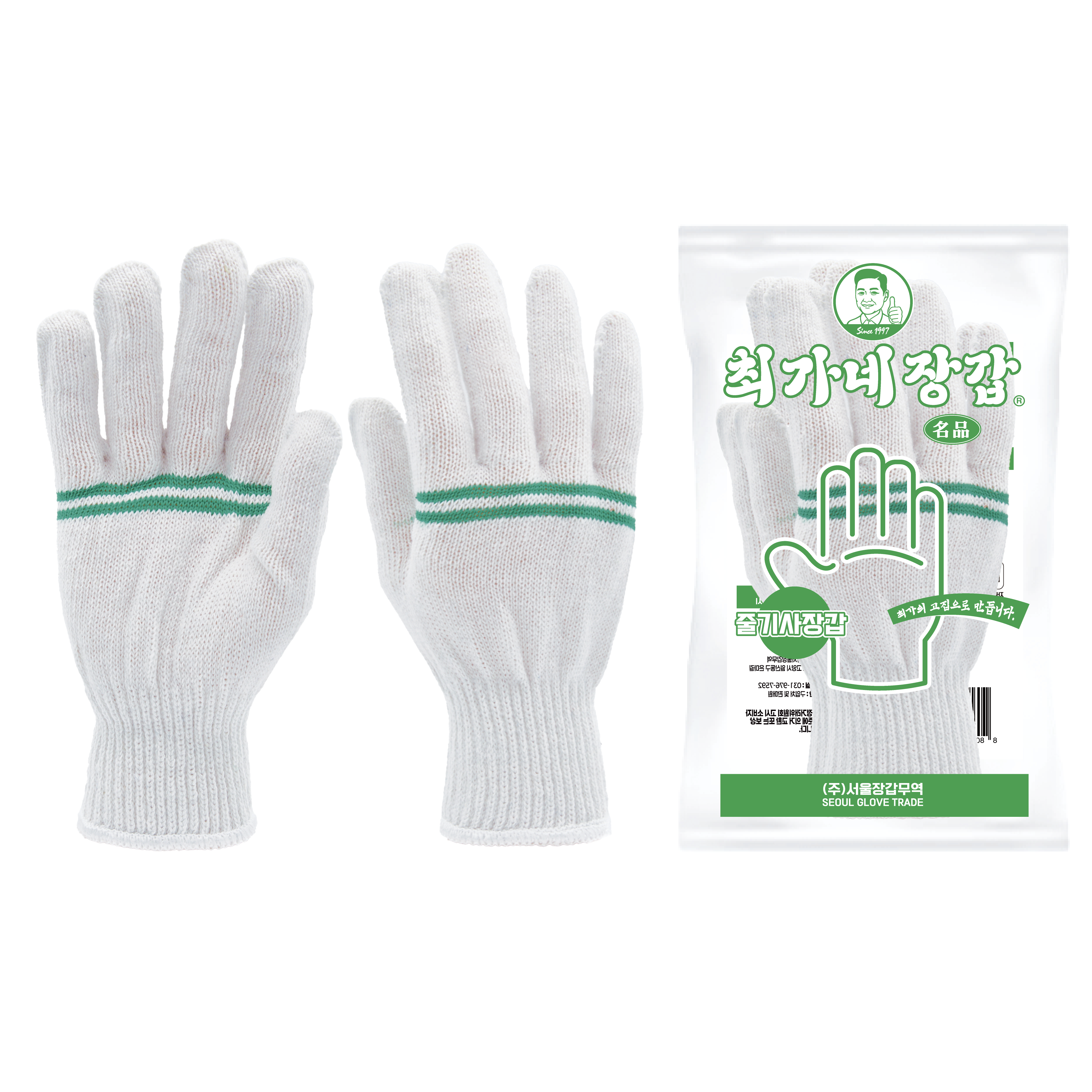 최가네장갑 표백 줄기사장갑 속장갑 100켤레 (1p 포장), 백색, 100세트 28,000원