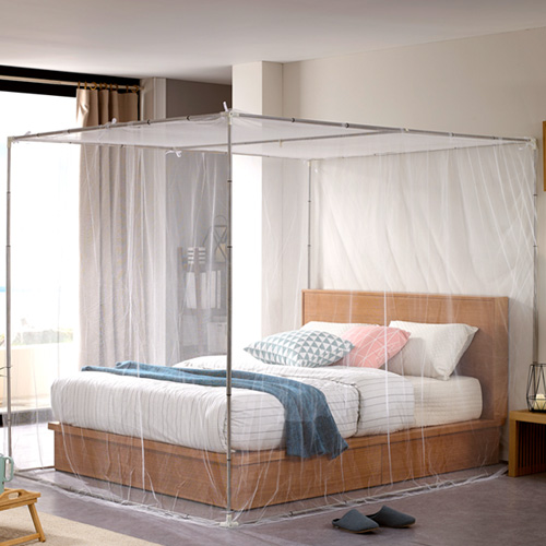 솔트 사각 캐노피 모기장 (스텐봉포함) 61,900원