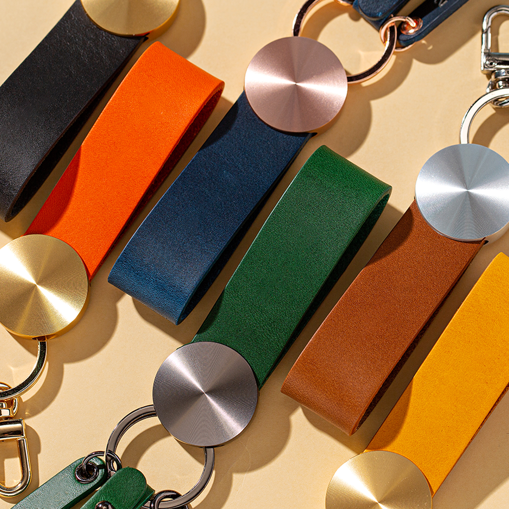 아야 명품 이태리 부테로 태닝 가죽 자동차 키링 메탈스핀 스마트 키홀더 22,900원