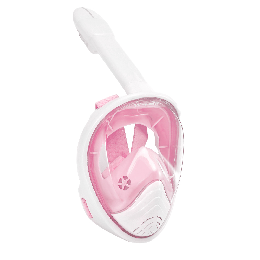 위베런 스노쿨링 마스크 이지브리더 4세대 풀페이스 스노클링 장비 일체형 물안경 세트, 핑크블라썸 24,900원
