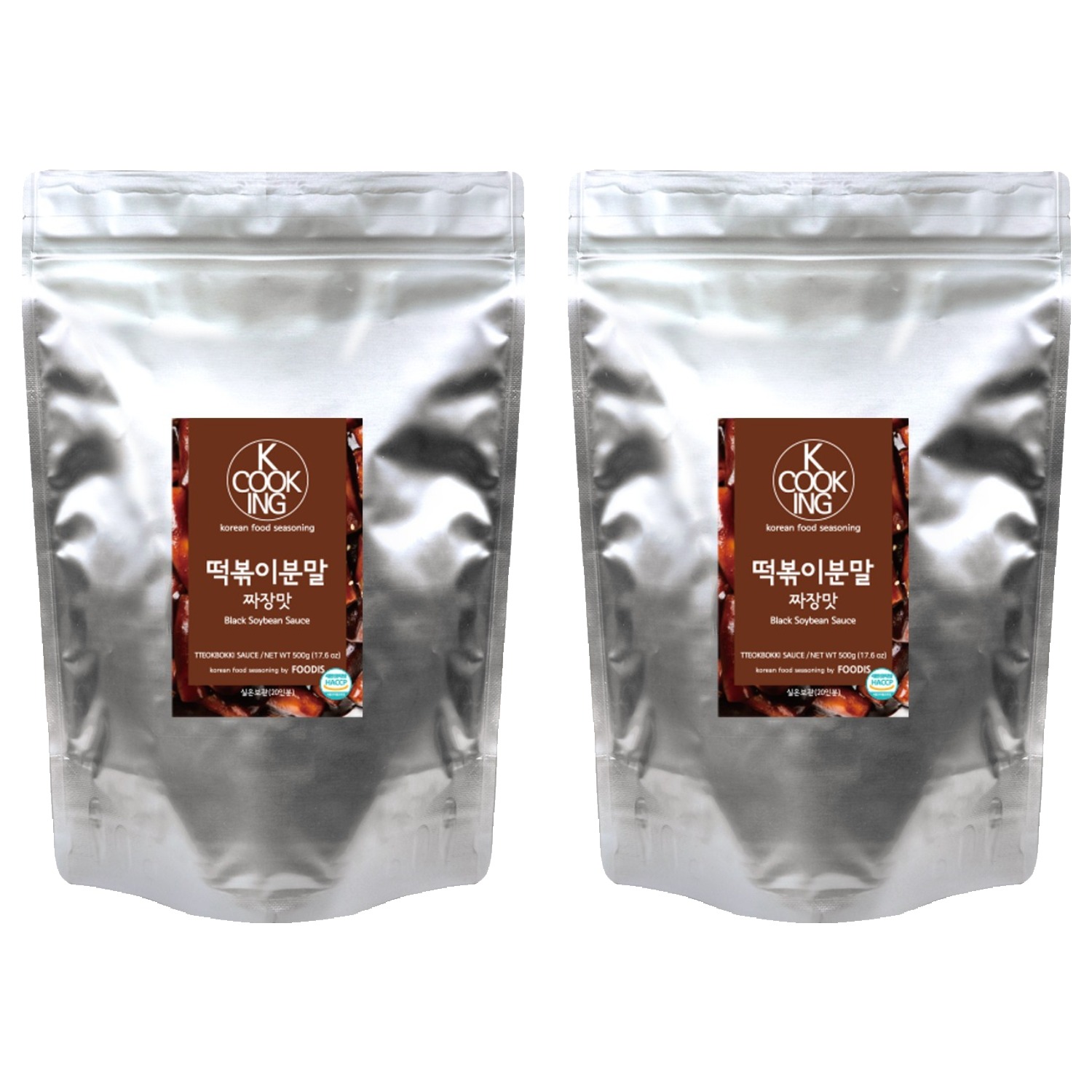 케이쿠킹 떡볶이 분말소스 짜장맛, 500g, 2개 15,180원