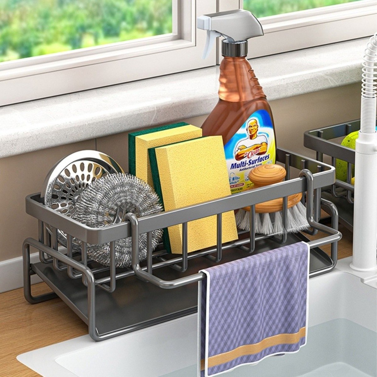 솔레아 사선 물빠짐 수세미 거치대 주방 세제 행주 걸이 24,760원