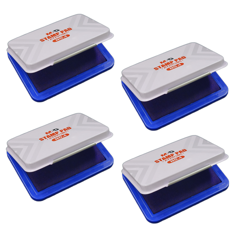 엠앤지 스탬프 패드, 10 파란색, 4개 8,200원