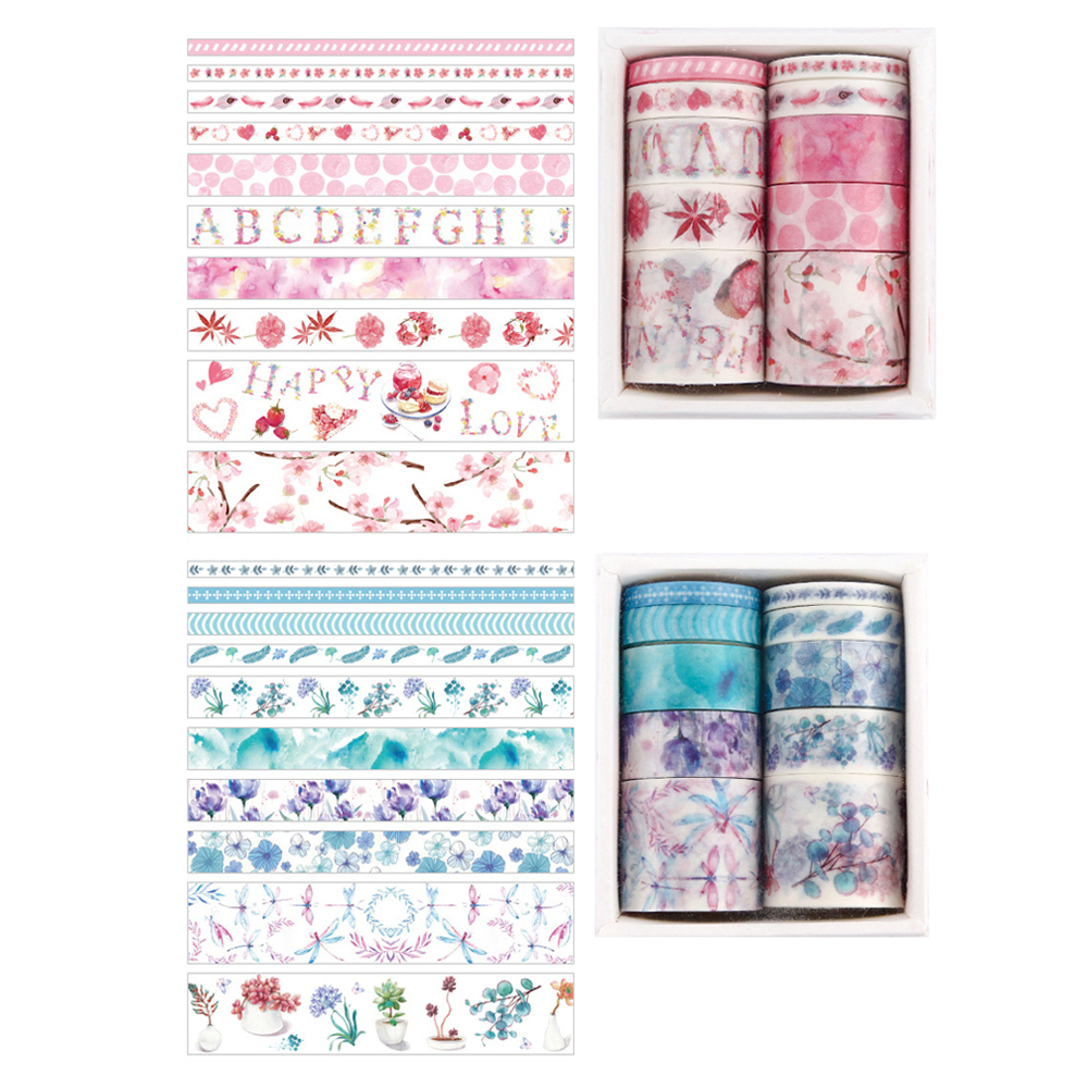 올리브파티 빈티지 감성 디자인 마스킹테이프 G 10종 + H 10종 세트, 혼합색상, 1세트 13,180원