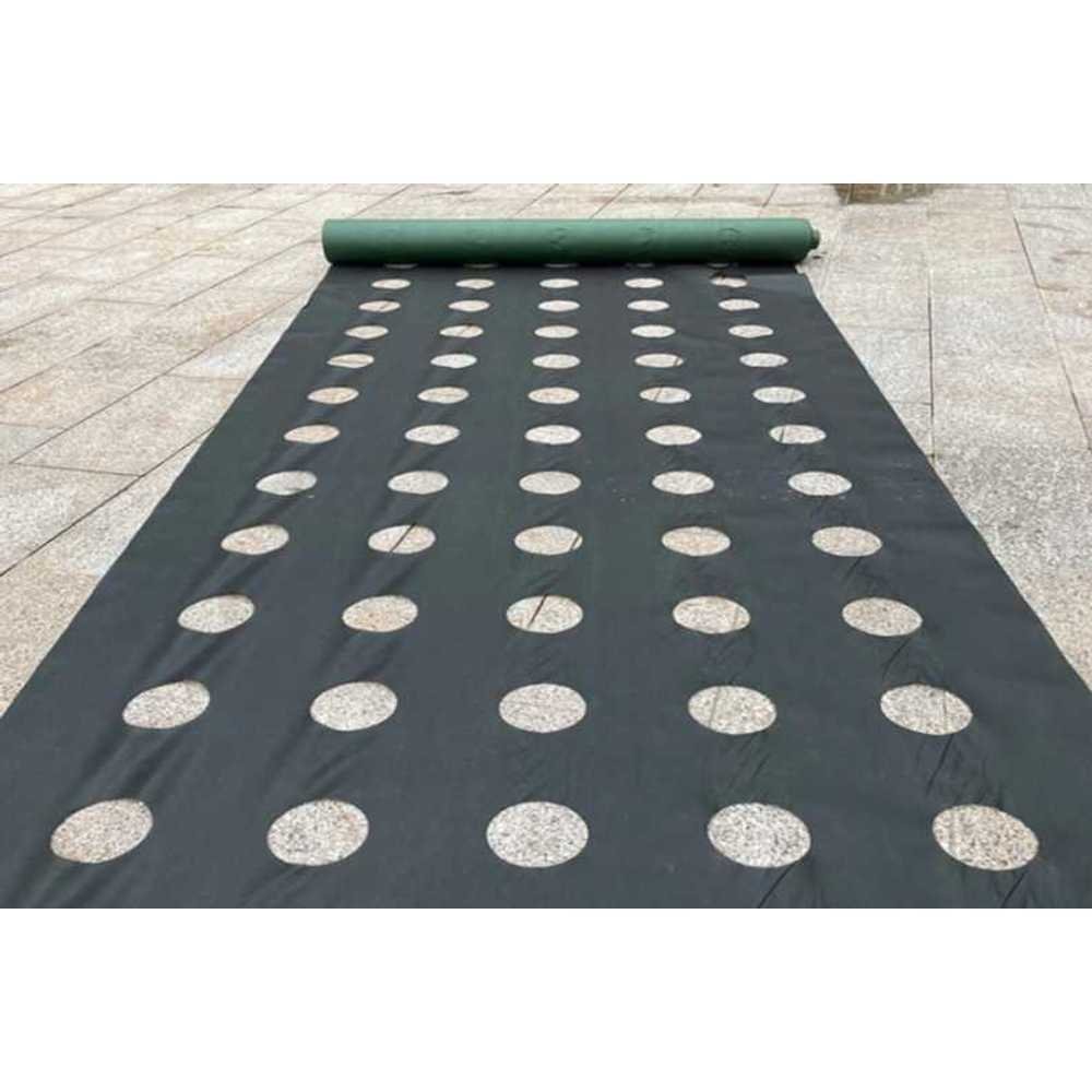 유공부직포 덮개 잡초 텃밭 농업용 비닐 구멍 제초매트 화훼 원예 타공 필름 100m, 1개, 1. 블랙 0.6x100m (1열 1홀) 29,010원