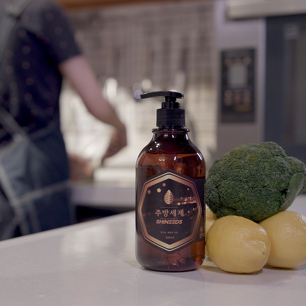 샤이니즈 주방세제 1종 야채 과일 유아 식기 젖병 세척력 2배 강화 4,900원