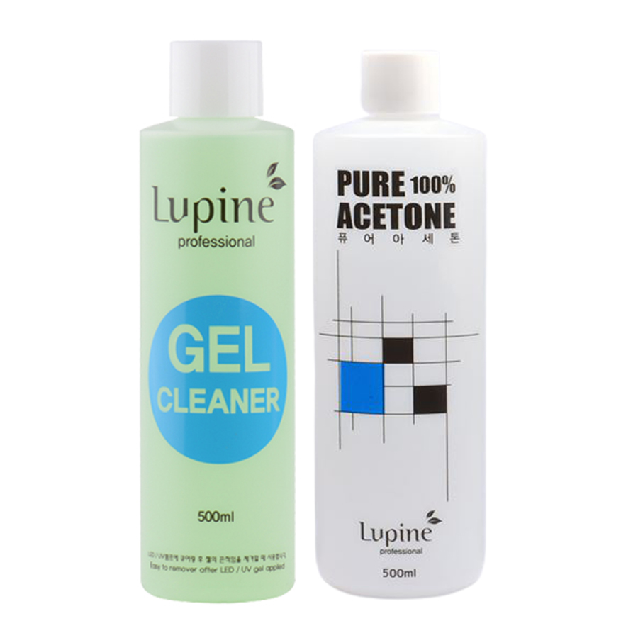 루핀 프리미엄 젤크리너 500ml + 루핀 퓨어100%아세톤 500ml_ 13,010원
