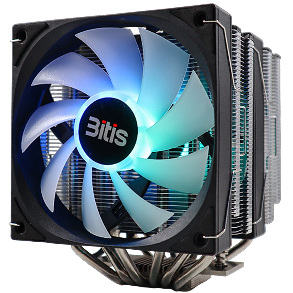 비티즈 6열 듀얼타워 120mm LED 공랭 CPU 쿨러 인텔 AMD 겸용, 1개, 블랙, T620 ARGB LED, 현재가 37,900원