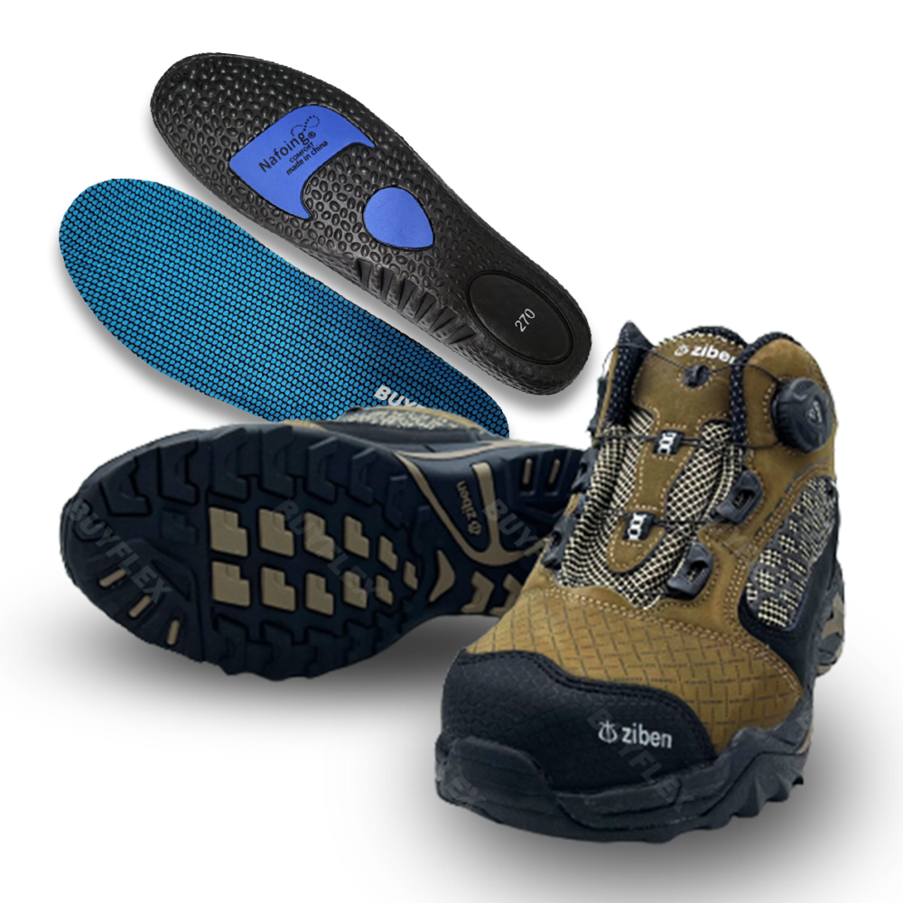 지벤 ZB-185 다이얼 방수 안전화+바이플렉스 베이직 인솔 초경량 깔창, 1세트 126,300원