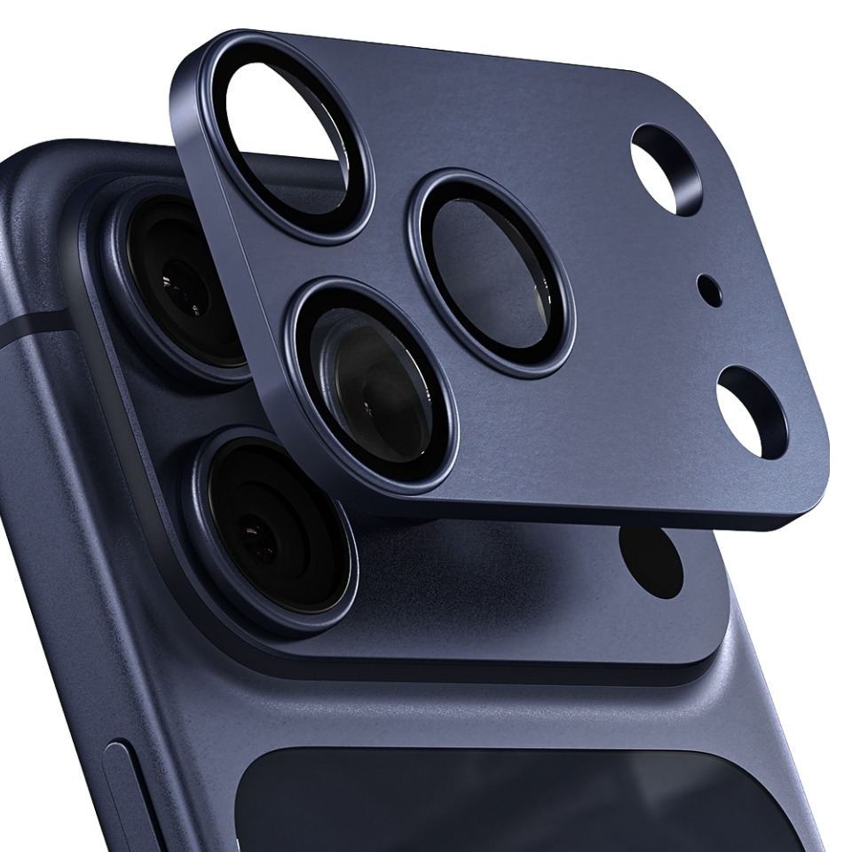 아이몰 카메라 렌즈 빛번짐 방지 일체형 풀커버 강화유리 메탈 휴대폰 보호필름 세트 딥블루, 1세트 9,900원