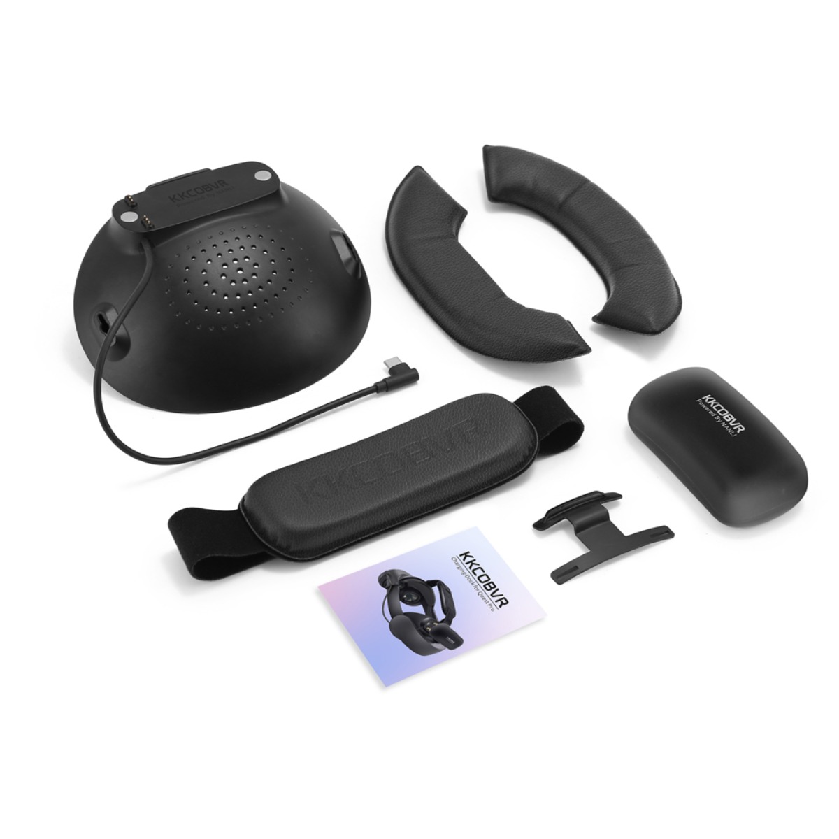 KKCOBVR 휴대용 자기 배터리 도크, 호환 가능 메타 퀘스트 프로, 10000 mAh 동시에 충전 가능 추가로 2-4시간의 배터리 수명을 위해, 1개, 충전 도크 89,900원