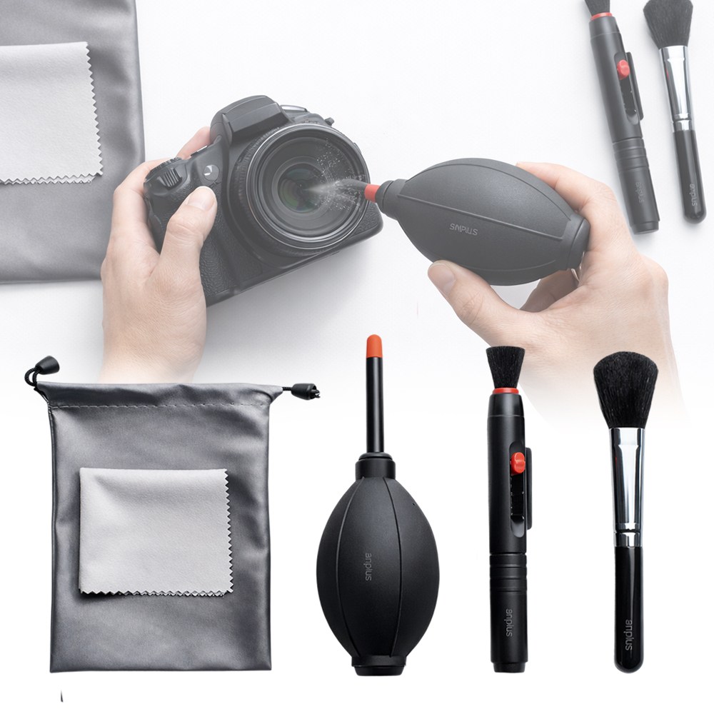 앙플러스 카메라 렌즈 클리닝 먼지제거 청소도구 4종 키트 10,990원