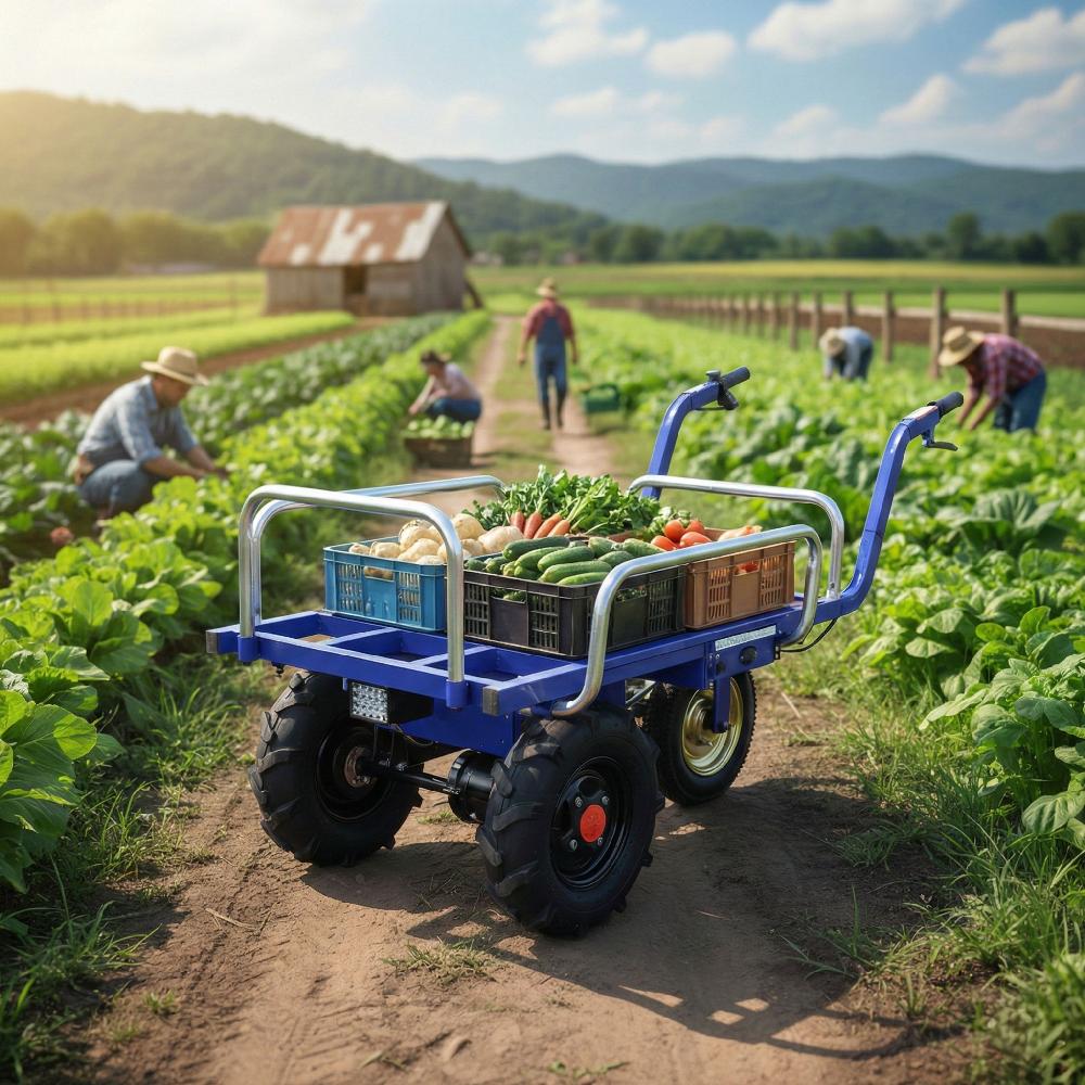 올콤팜 전동 농업용운반차 삼륜 구르마 리어카 대차 수레 865,500원