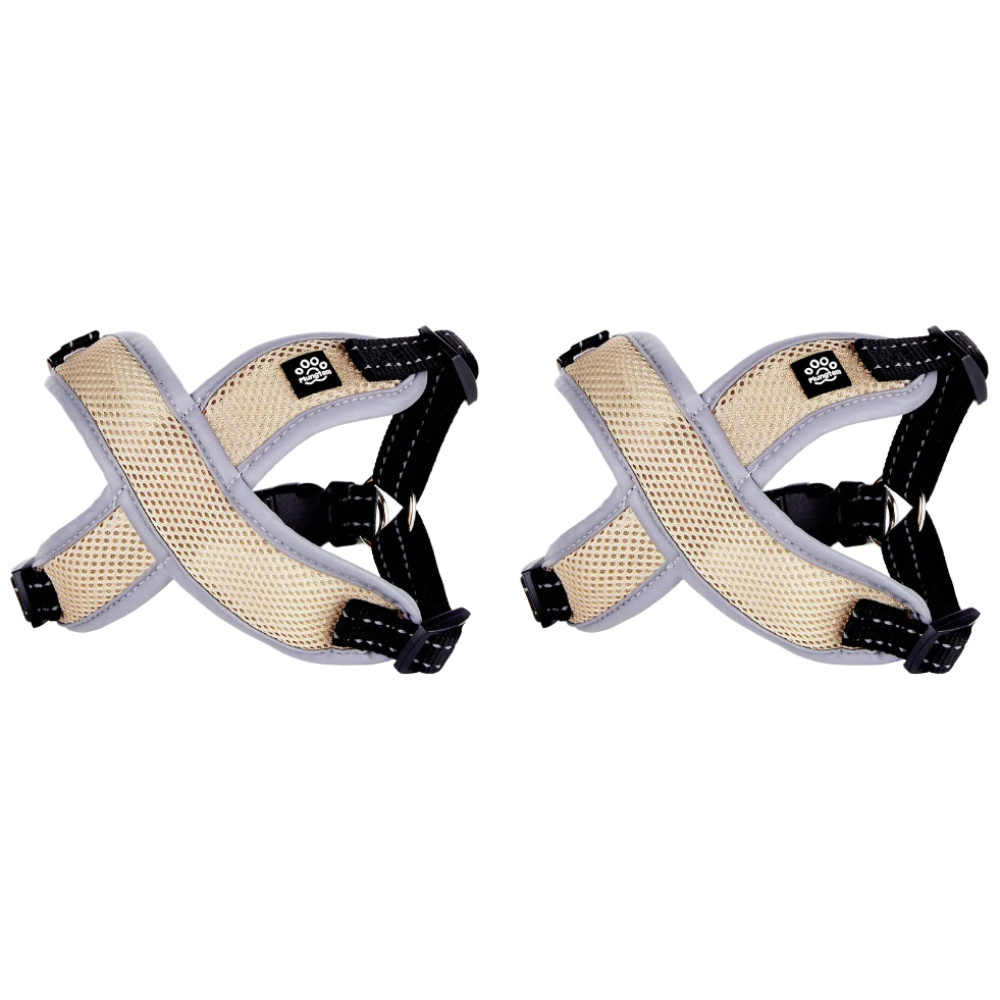 [1+1] 멍템 빛반사 강아지 X-하네스, [1+1]핑크 15,900원