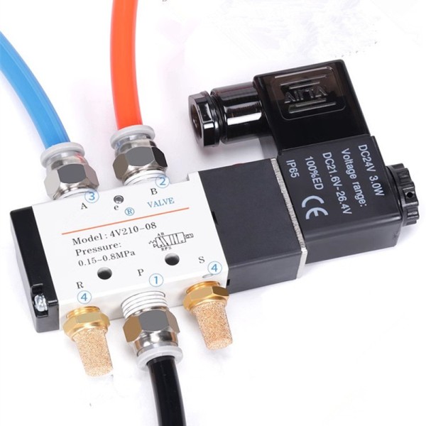 4v210-08 더 나은 품질 Airtac  공압 전기 솔레노이드 밸브 방향 제어 공기 마그네틱 12V 24V 220V 13,500원