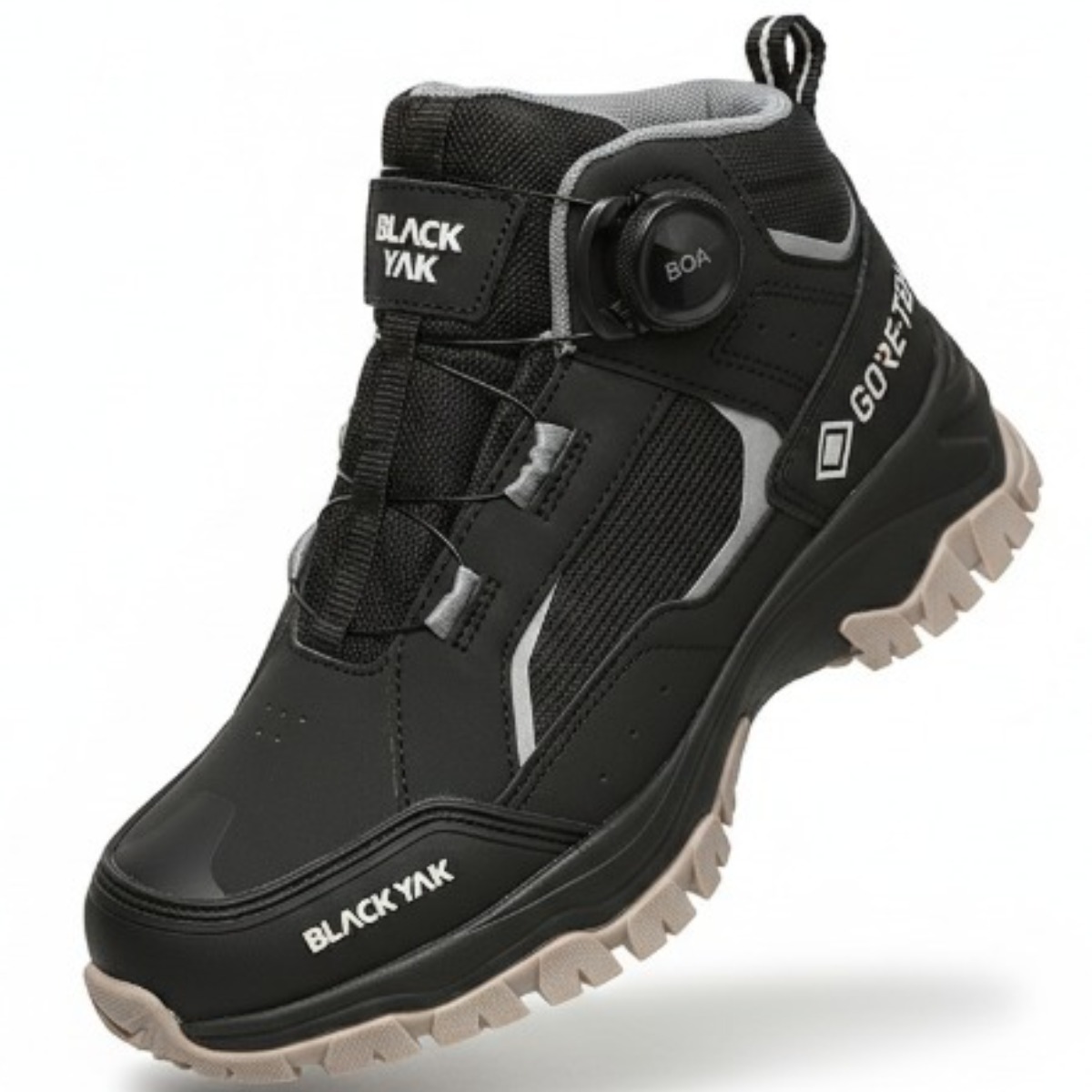 [백화점출고] 블랙야크 키즈 운동화 남아 클라임 블랙 고어텍스 보아 다이얼 중목 미드컷 방한 아동 어린이 러닝화 스니커즈 159,200원