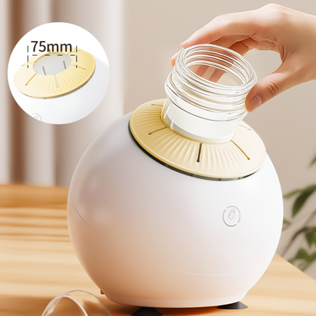 Ryusei 무선 밀크 쉐이커 경사형 간편한 충전식 휴대용 저소음 전동 자동 우유제조기 3단계 조절 360도 양방향 회전 우유 믹서기 JHC147 19,900원