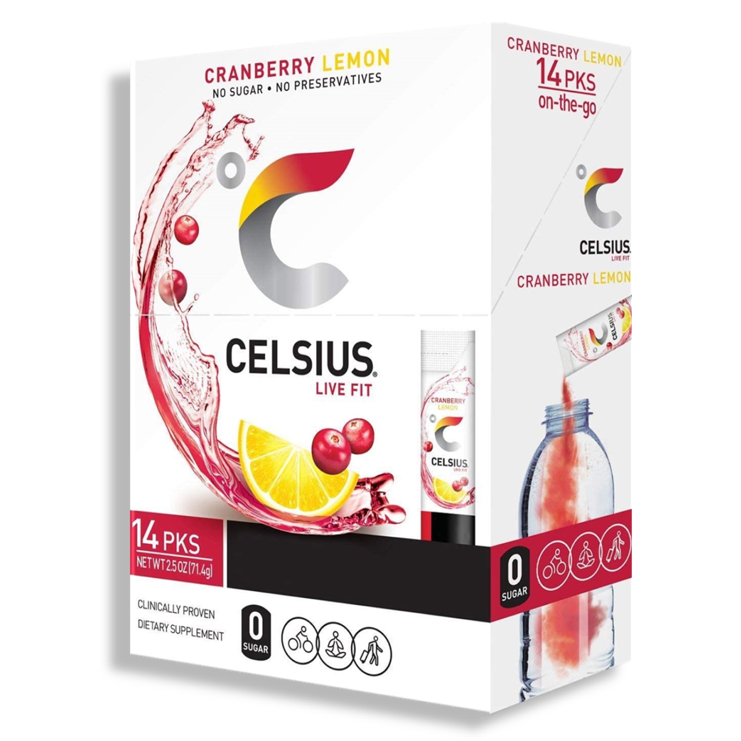 Celsius 셀시어스 온더고 분말 제로 슈거 파우더 스틱 14개입 14,160원