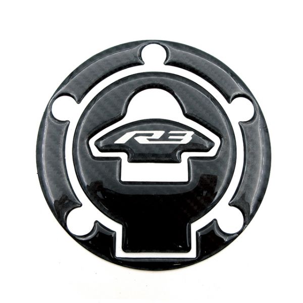 오토바이 연료 가스 캡 커버 탱크 패드 프로텍터 스티커 세트 야마하 MT-03 YZFR3 2019 2020 YZF R3 3D 카본 호환 엠블럼 로고 22,600원