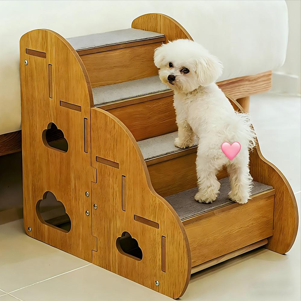 Surkat 구름을 닮은 4단 강아지 계단 슬개골보호 펫스텝 높은 침대용 40cm 23,400원