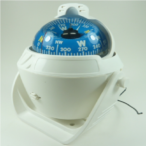 LED 중형나침반 화이트 선박안전검사용 컴퍼스 보트용 요트용 나침반, 1개 38,500원