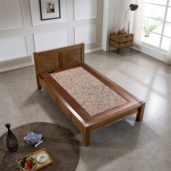 구들장건강 [1/19~2/18 바디필로우증정]모던 서랍형 슈퍼싱글 칠보석 돌침대 712,800원