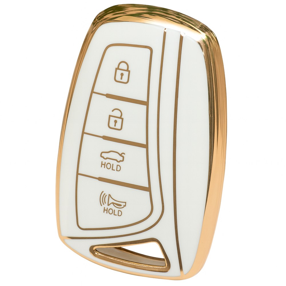 바이어블 현대 호환 신형 3버튼 4버튼 그랜져HG 싼타페DM 제네시스DH 호환 자동차 tpu 스마트키 케이스 키홀더 6,900원