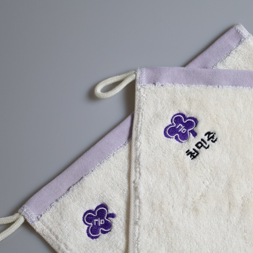 어린이집수건 고리 손수건 유치원 40수 요일별이름자수 핸드타올 35,660원