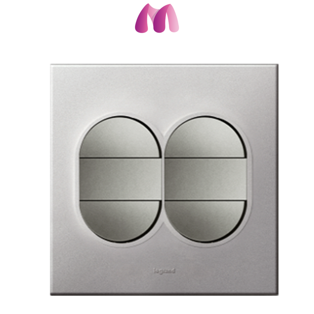 머슬전기 르그랑 아테오 국내용 원형 5구 스위치 소프트알루 투톤 103,600원