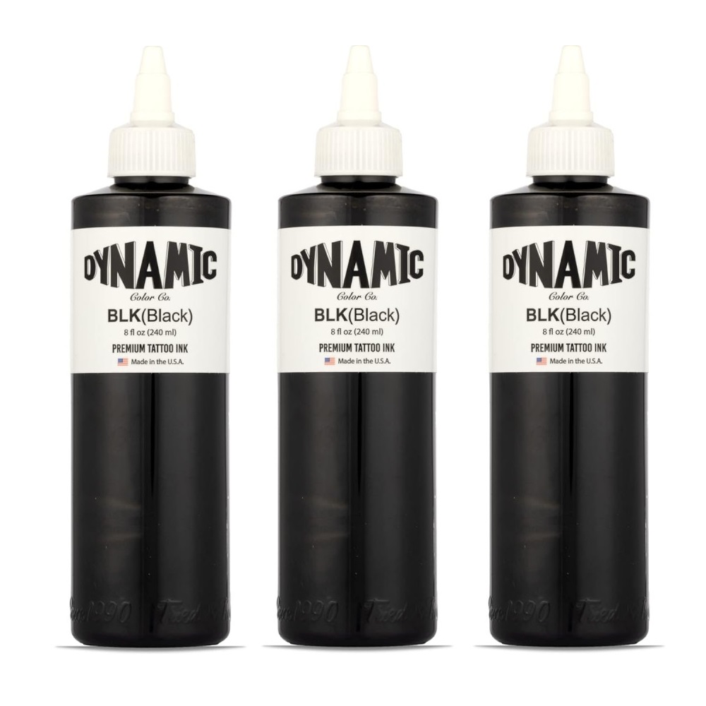 Dynamic Color 다이나믹컬러 Co 블랙 타투 잉크 8oz 병 x 3개 166,300원
