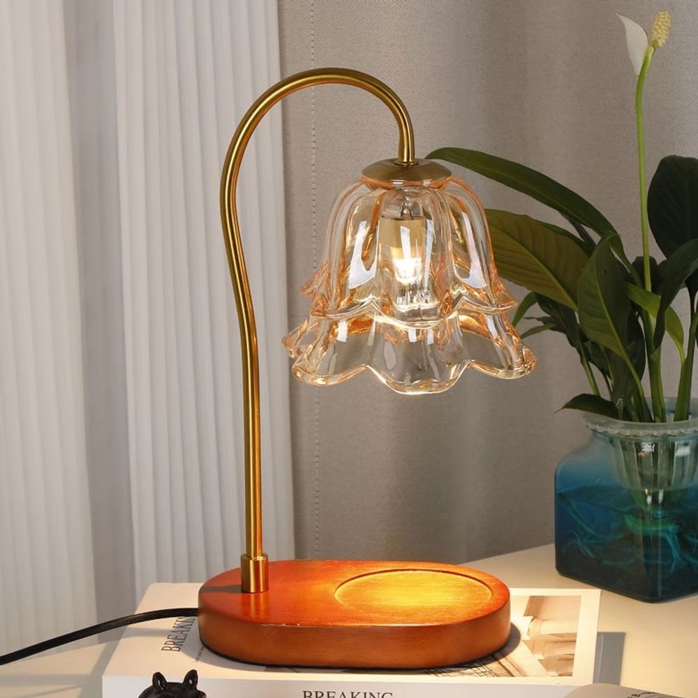 노르딕 풍 램프 캔들 디퓨저 스위치 튤립 왁스 왁스 (녹는 램프)디머 침실 헤드 플라워 30,860원