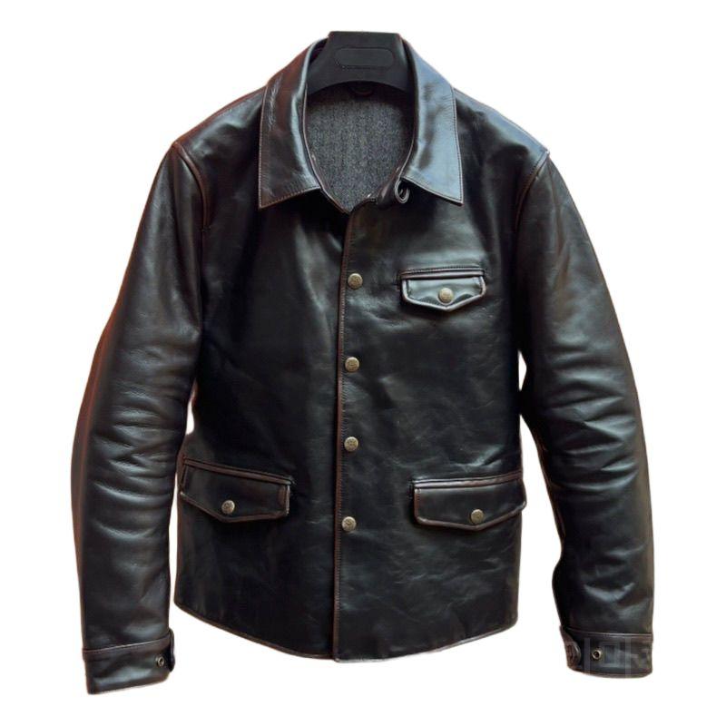 말가죽자켓 말가죽 항공 디스트레스드 오토바이 재킷 195,300원