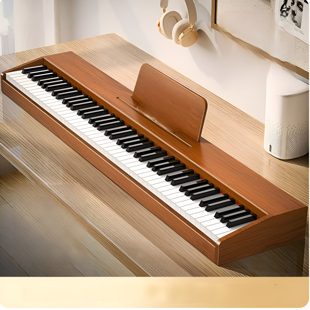 뮤직페이지 블루투스 전자피아노 입문용 가정용 나무 스탠드 디지털 피아노 88건반, 1개, 클래식 가중건반 / 원목색, 스탠드없음 179,600원