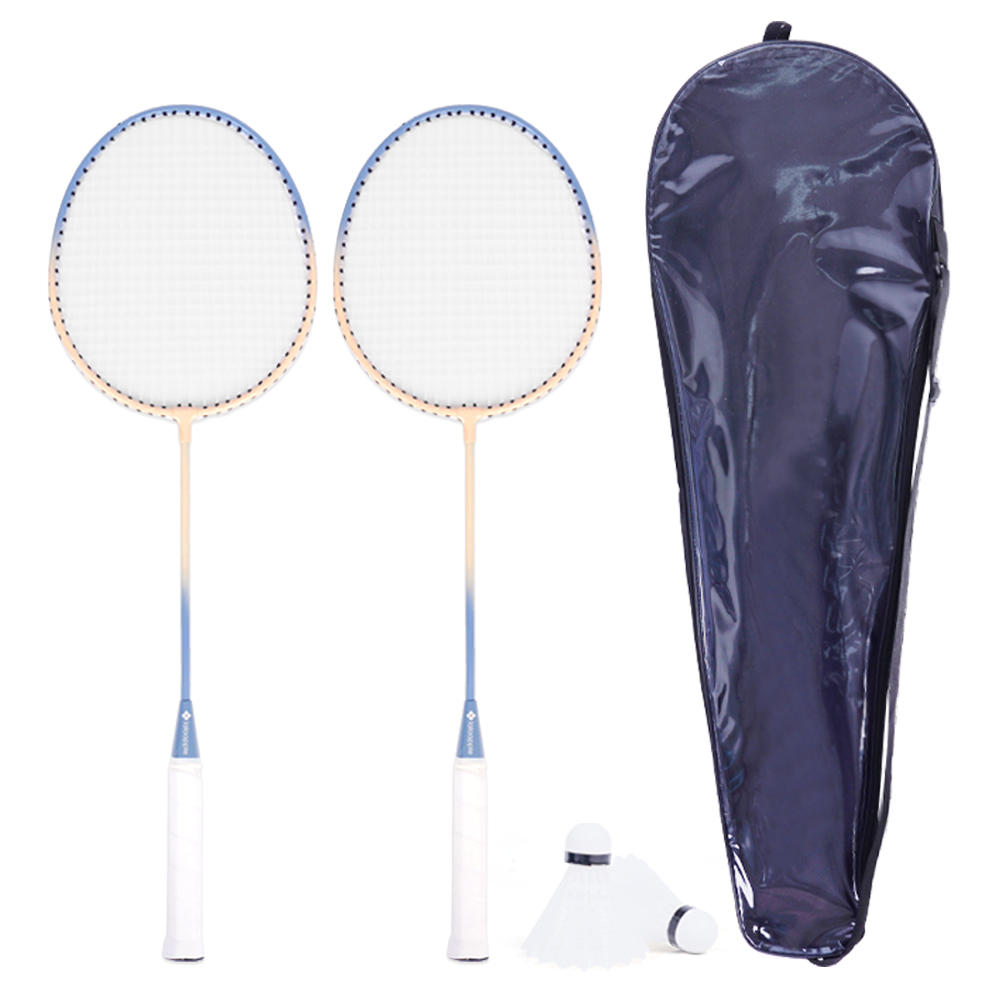 라라애플 배드민턴 라켓 2p + 셔틀콕 2p + 가방 세트, 1세트, WLA5001 9,800원