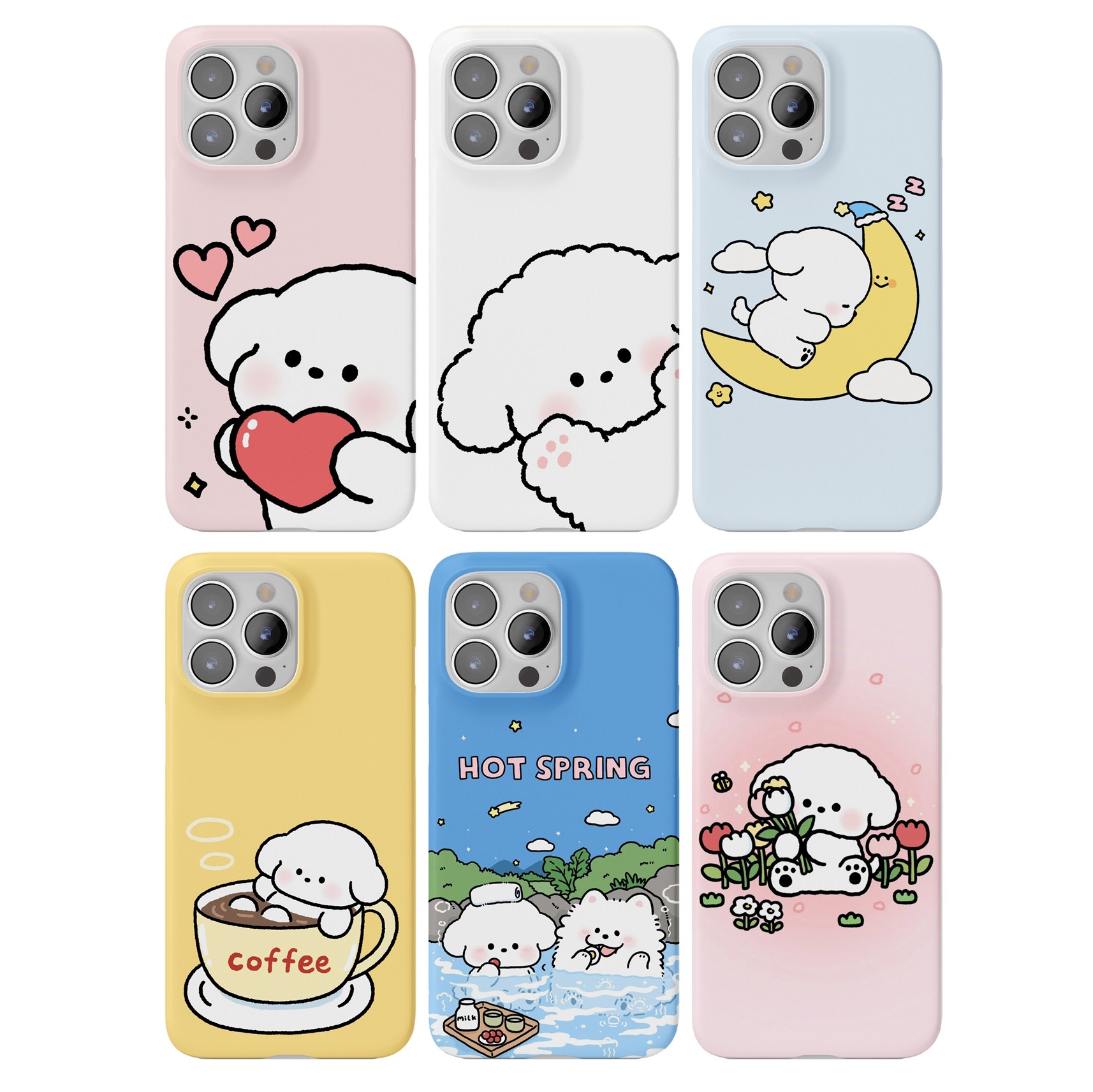 강아지 비숑 푸들 케이스 갤럭시 AT-M130 마이브키즈폰 포켓몬폰2 잼폰2 시나모롤폰 12,700원