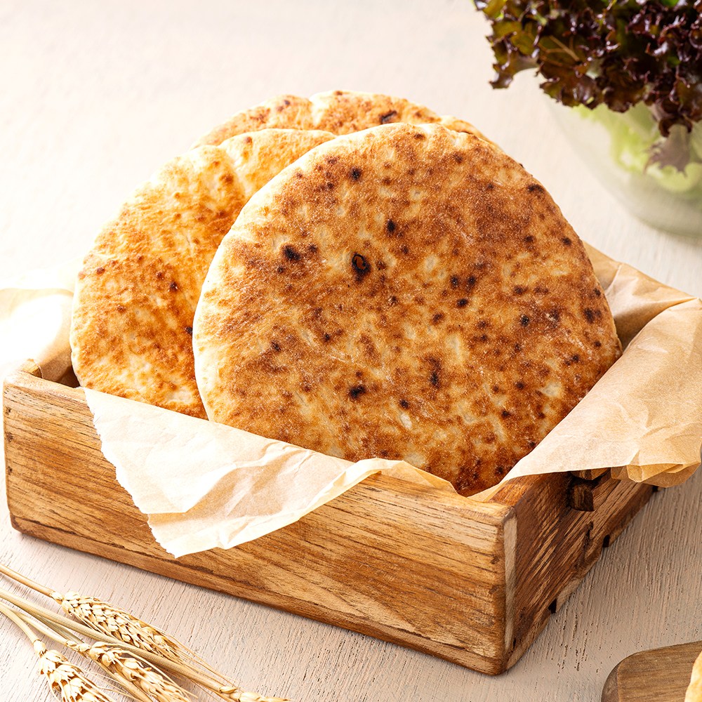 냉동 피타브레드 이스라엘 샌드위치빵 포켓빵 영양 간식 빵, 400g, 1개 11,990원