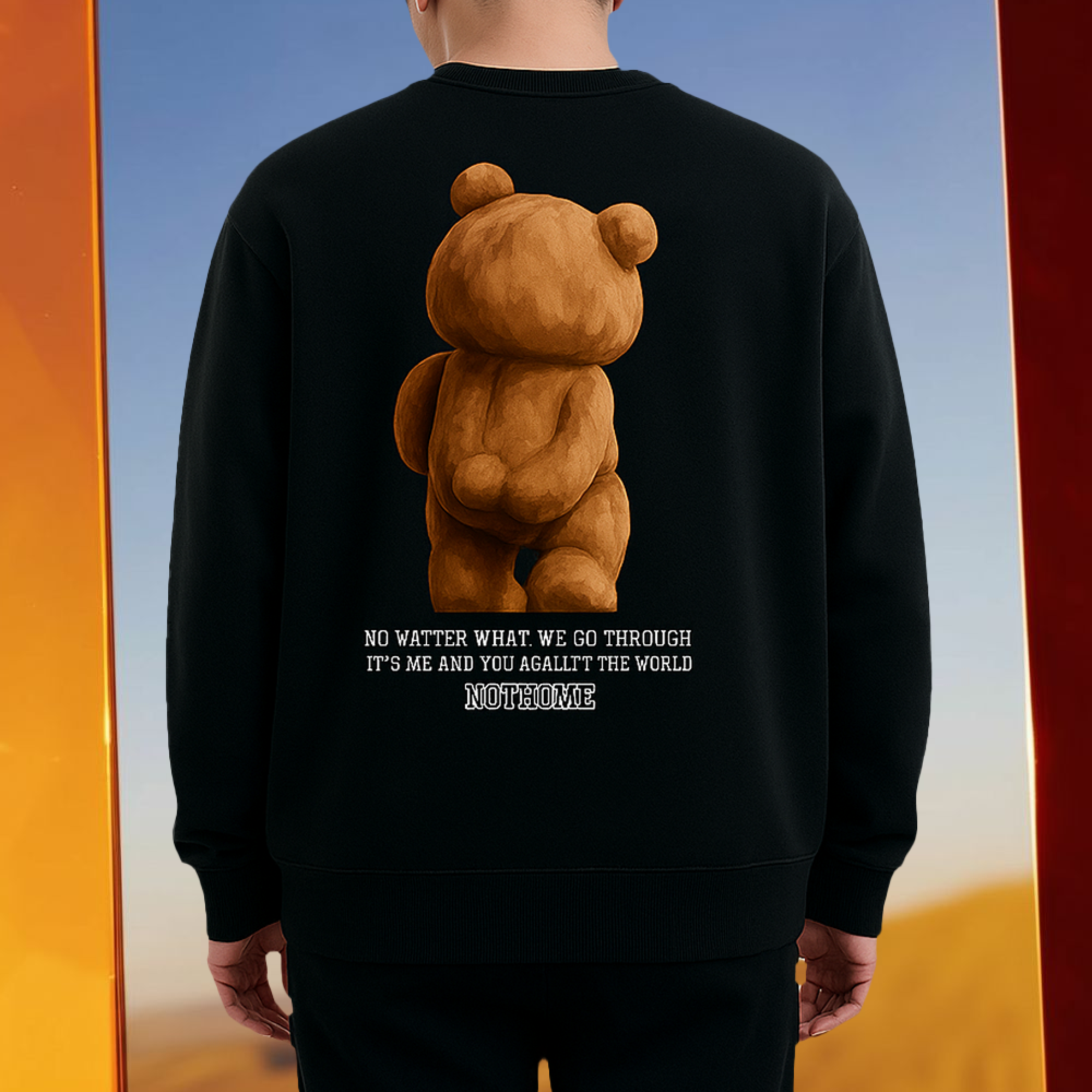 [2XL-5XL]비크네 빅사이즈 오버핏 프린팅 맨투맨 20,530원